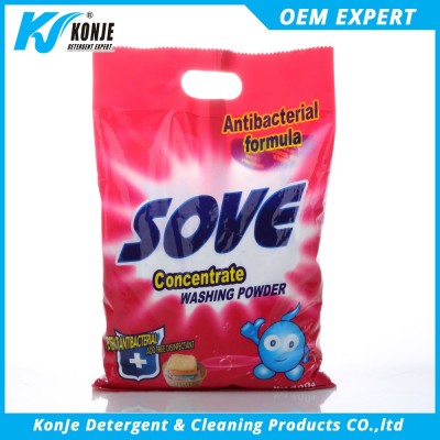 active chemical formula rich bubble household soap washing powder for hand and machine