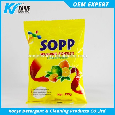 Famous Konje detergent factory /washing powder price/raw materials for detergent powder making Sopp brand detergent powder