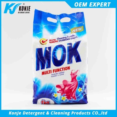 Cheap price oem hight foam snow white bulk washing powder for color clothes