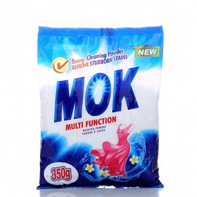 MOK Brand 350g*30bags baby detergent powder hand wash white clothes  washing powder GUANGDONG detergent  powder manufacturer